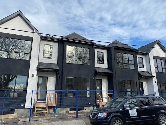 Newly constructed space being cleaned